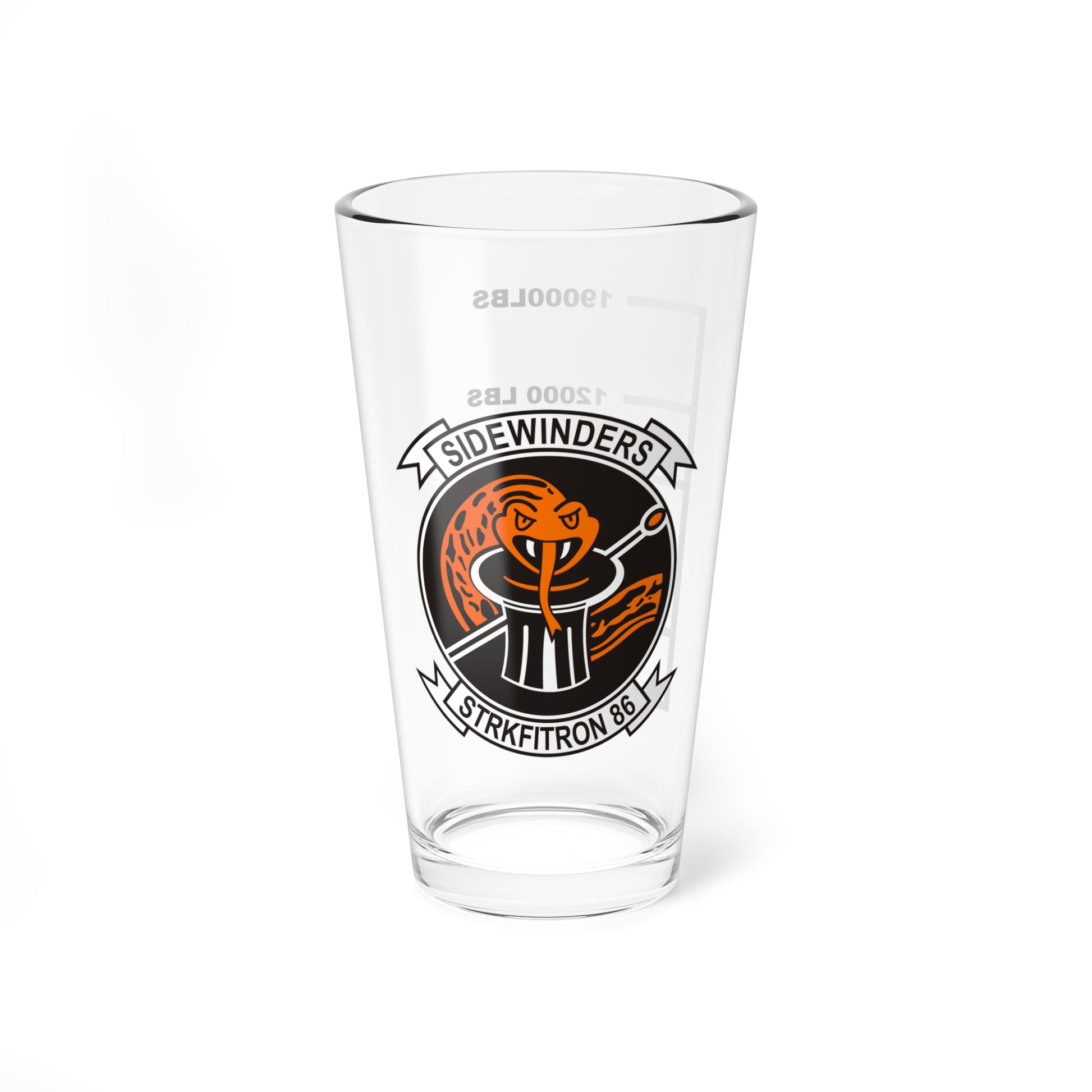 VFA-86 Sidewinders Fuel Low Pint Glass