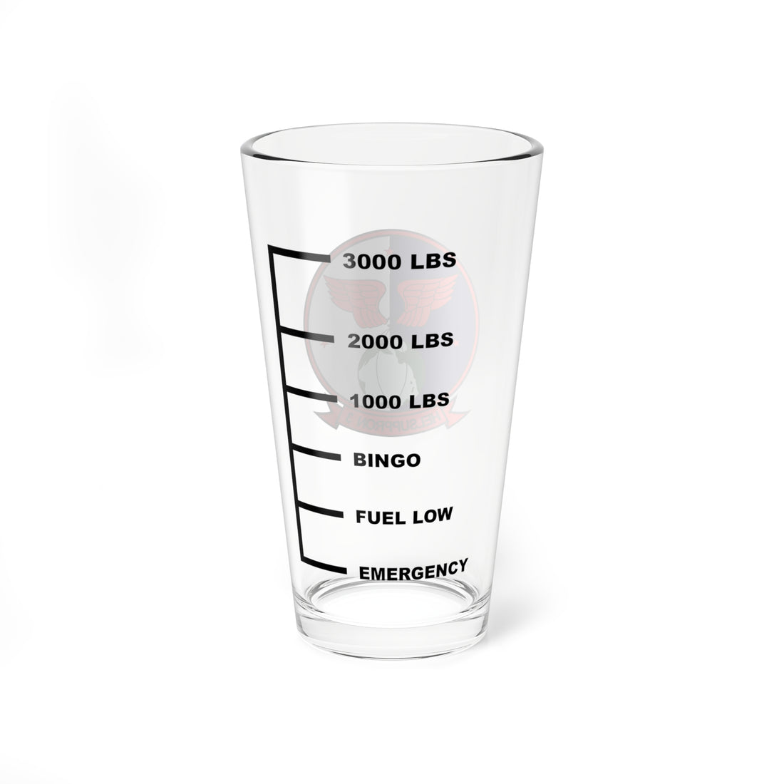 HC-3 Packrats Fuel Low Pint Glass