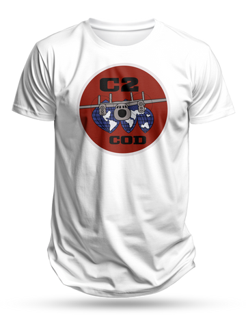 C-2 Greyhound Patch and Top Ten Reasons Tee - Navy Carrier Onboard Delivery Aircraft, Top Ten Reasons to Be a COD Guy - Shop at Hippy's Goodness