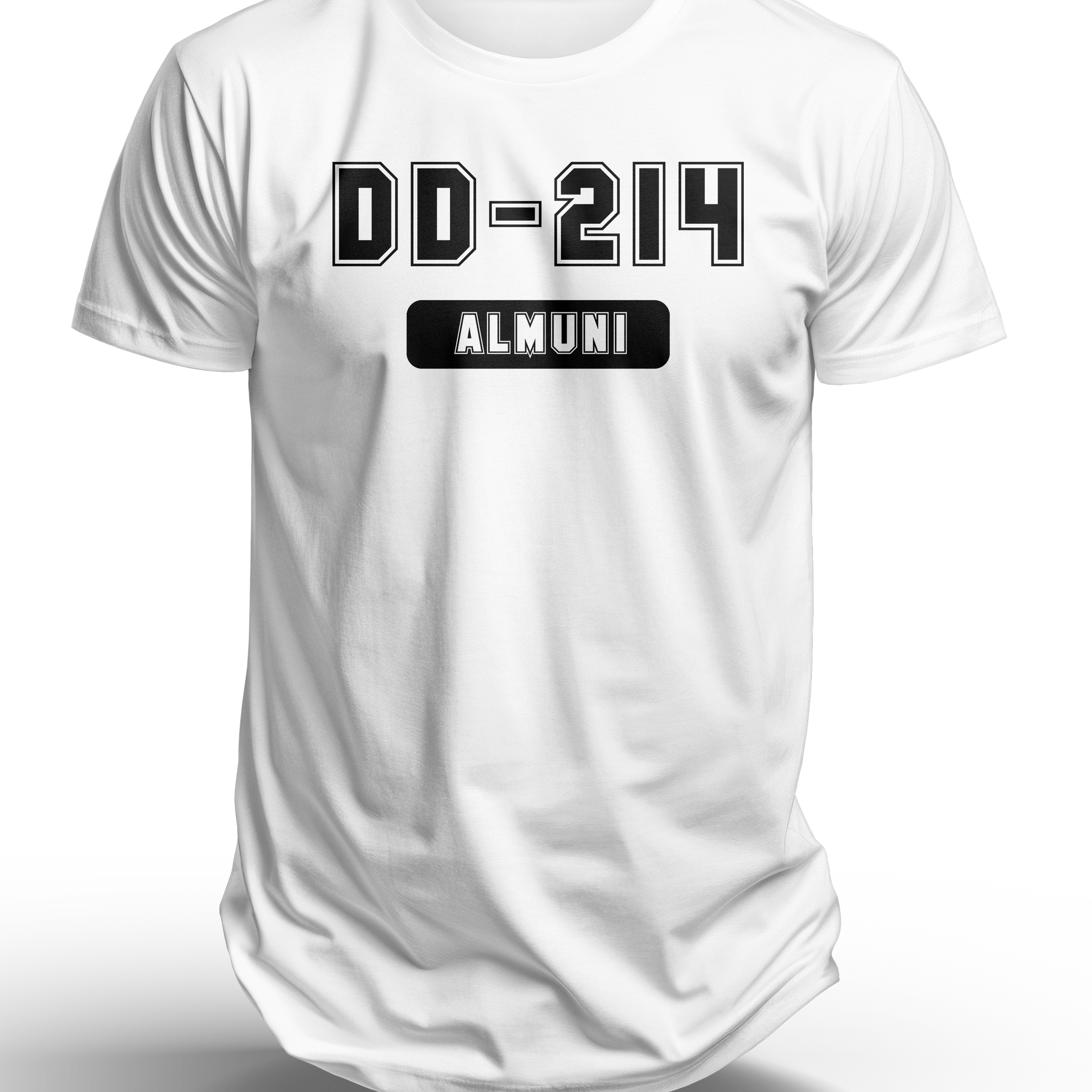 DD-214 Alumni Tee Black Letters - Shop at Hippy's Goodness